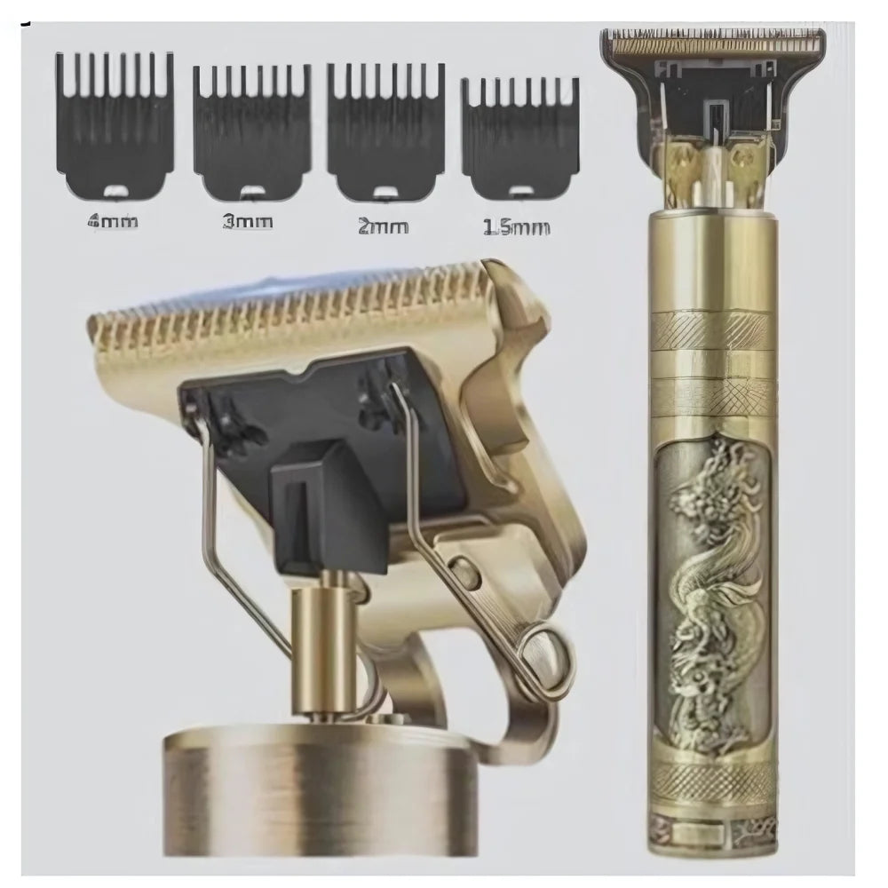 Máquina De Cortar Cabelo Para Barba Masculina Aparador Profissional barbeador acabamento Sem Fio Portátil T9